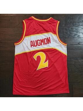Stacey Augmon Atlanta Hawks Hardwood Classics Jersey Size L